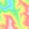 Churin topographic map, elevation, terrain