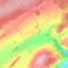 Raddery topographic map, elevation, terrain