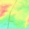 Banaran topographic map, elevation, terrain