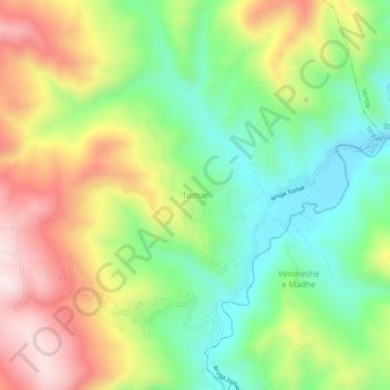 Tozhar topographic map, elevation, terrain