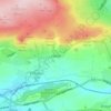 Eastby topographic map, elevation, terrain