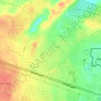 Dreamland topographic map, elevation, terrain