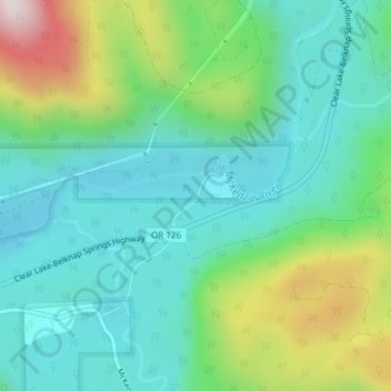 Belknap Springs topographic map - Thumbnail 