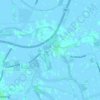 Blauwe Sluis topographic map, elevation, terrain