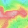 Hameldon Hill topographic map, elevation, terrain