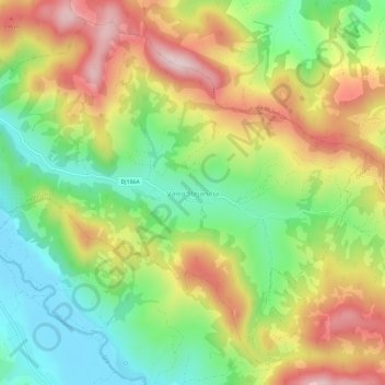 Valea Stejarului topographic map, elevation, terrain