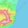 Luccombe topographic map, elevation, terrain