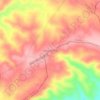 Lagoa da Cruz topographic map, elevation, terrain