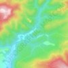 Whare Flat topographic map, elevation, terrain