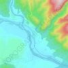 Rezan topographic map, elevation, terrain