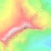 Nevado Mismi topographic map, elevation, terrain