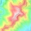 Green Knob topographic map, elevation, terrain