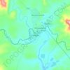 Adelaide topographic map, elevation, terrain