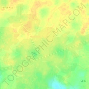 Tube topographic map, elevation, terrain