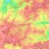Bastogne topographic map, elevation, terrain