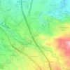 Cibanon topographic map, elevation, terrain