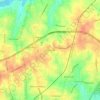 Koontzville topographic map, elevation, terrain