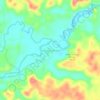 Rantau Pandan topographic map, elevation, terrain