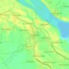 Kothapeta topographic map, elevation, terrain