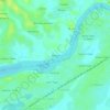 Borbor topographic map, elevation, terrain