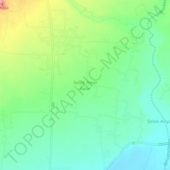 Selok Awar Awar topographic map, elevation, terrain