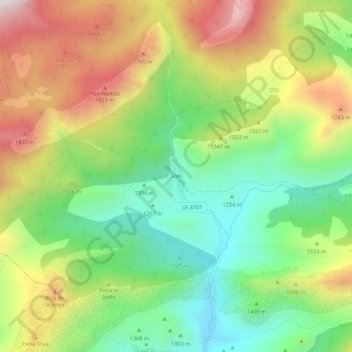 Lois topographic map, elevation, terrain