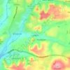 Loders topographic map, elevation, terrain