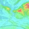 Gebara topographic map, elevation, terrain