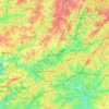 Johns Creek topographic map, elevation, terrain