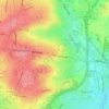 Warmley Hill topographic map, elevation, terrain