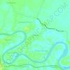 Teratak topographic map, elevation, terrain