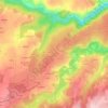Le Monteil topographic map, elevation, terrain