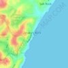 Shaka's Rock topographic map, elevation, terrain