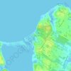 Maidstone Park topographic map, elevation, terrain