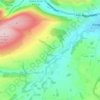 Lower Hergest topographic map, elevation, terrain