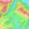 Măgura topographic map, elevation, terrain