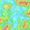 Tornado topographic map, elevation, terrain