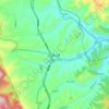 六盘山镇 topographic map, elevation, terrain