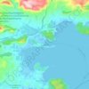 Ermioni topographic map, elevation, terrain