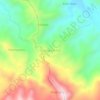 Padang Cermin topographic map, elevation, terrain