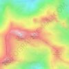 Montagnon topographic map, elevation, terrain