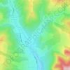 Poienari topographic map, elevation, terrain