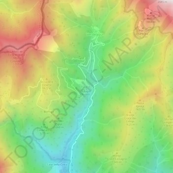 Realdo topographic map, elevation, terrain