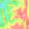 Ginclough topographic map, elevation, terrain