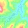 Markleeville topographic map, elevation, terrain