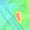 Barneburg Hill topographic map, elevation, terrain