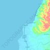 Asturias topographic map, elevation, terrain