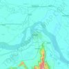 Munger topographic map, elevation, terrain
