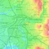 Dukinfield topographic map, elevation, terrain