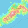 Pomio District topographic map, elevation, terrain